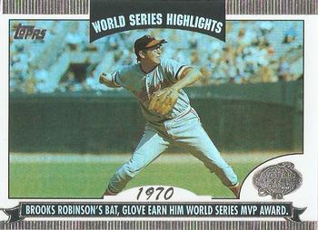 2004 Topps - World Series Highlights (Series One) #WS-BR Brooks Robinson Front