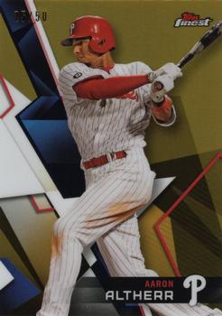 2018 Finest - Gold Refractor #106 Aaron Altherr Front