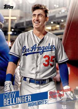 2018 Topps - Cody Bellinger Highlights #CB-30 2017: NL Rookie of the Year Front