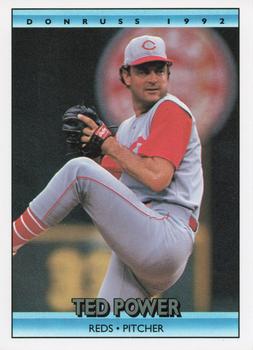 1992 Donruss #586 Ted Power Front