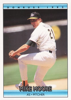 1992 Donruss #337 Mike Moore Front
