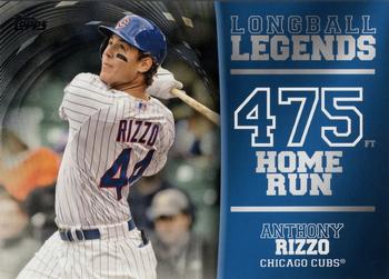 2018 Topps - Longball Legends Black #LL-26 Anthony Rizzo Front