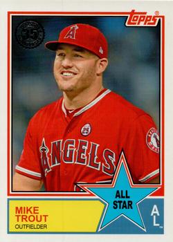 2018 Topps - 1983 Topps Baseball 35th Anniversary All-Stars #83AS-4 Mike Trout Front
