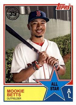 2018 Topps - 1983 Topps Baseball 35th Anniversary All-Stars #83AS-22 Mookie Betts Front