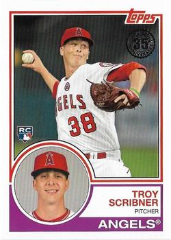 2018 Topps - 1983 Topps Baseball 35th Anniversary Rookies #83-14 Troy Scribner Front