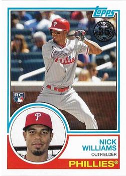 2018 Topps - 1983 Topps Baseball 35th Anniversary Rookies #83-24 Nick Williams Front