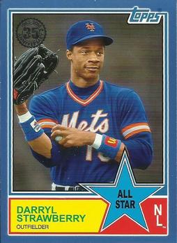2018 Topps - 1983 Topps Baseball 35th Anniversary All-Stars Blue #83AS-56 Darryl Strawberry Front