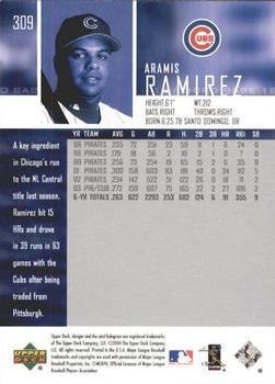 2004 Upper Deck #309 Aramis Ramirez Back