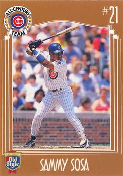 1999 Old Style Chicago Cubs All-Century Team #NNO Sammy Sosa Front