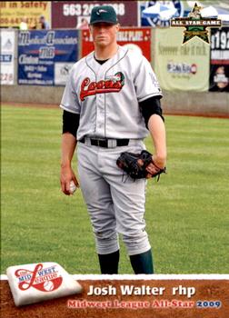 2009 Grandstand Midwest League Eastern Division All-Stars #NNO Josh Walter Front