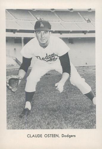 1966 Sports Service Los Angeles Dodgers Set A #NNO Claude Osteen Front