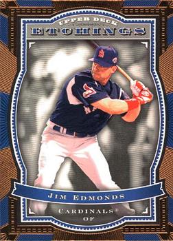 2004 Upper Deck Etchings #3 Jim Edmonds Front