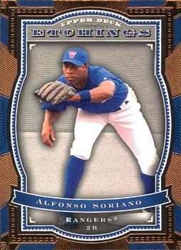 2004 Upper Deck Etchings #72 Alfonso Soriano Front