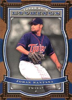 2004 Upper Deck Etchings #86 Johan Santana Front