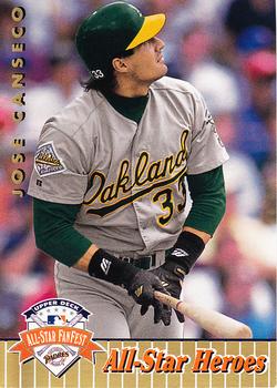 1992 Upper Deck All-Star FanFest - Gold #17 Jose Canseco Front