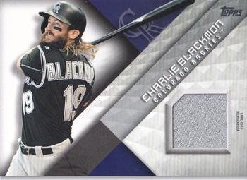 2018 Topps - Major League Material Relics (Series 2) #MLM-CB Charlie Blackmon Front