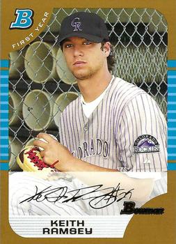 2005 Bowman - Gold #234 Keith Ramsey Front