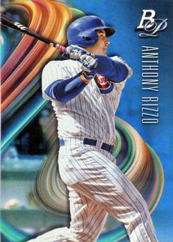 2018 Bowman Platinum - Sky Blue #63 Anthony Rizzo Front