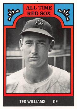 1986 TCMA All-Time Boston Red Sox - Color #8BRS Ted Williams Front