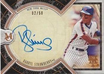 2018 Topps Museum Collection - Archival Autographs Copper #AA-DST Darryl Strawberry Front
