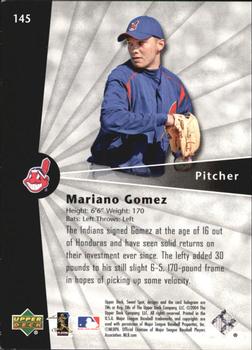2004 Upper Deck Sweet Spot #145 Mariano Gomez Back