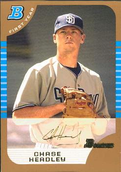 2005 Bowman Draft Picks & Prospects - Gold #BDP119 Chase Headley Front