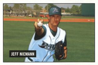 2005 Bowman Heritage - Mini #239 Jeff Niemann Front