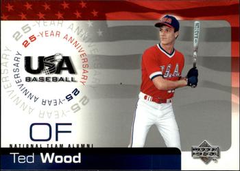 2004 Upper Deck USA 25th Anniversary #USA-87 Ted Wood Front