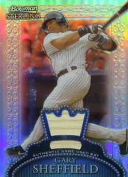 2005 Bowman Sterling - Refractors #BS-GS Gary Sheffield Front