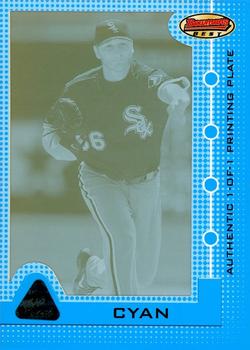 2005 Bowman's Best - Printing Plates Cyan #17 Mark Buehrle Front