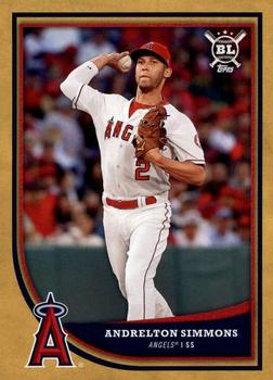 2018 Topps Big League - Gold #209 Andrelton Simmons Front
