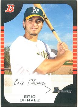 2005 Bowman #2 Eric Chavez Front