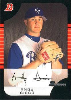 2005 Bowman Draft Picks & Prospects #BDP7 Andy Sisco Front