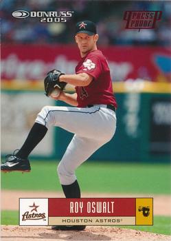 2005 Donruss - Press Proofs Red #211 Roy Oswalt Front