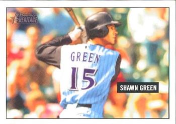 2005 Bowman Heritage #167 Shawn Green Front