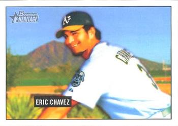 2005 Bowman Heritage #314 Eric Chavez Front