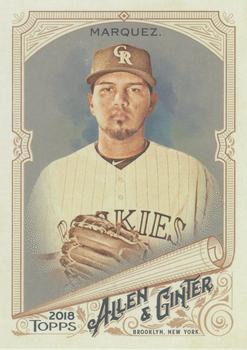 2018 Topps Allen & Ginter - Silver Glossy #349 German Marquez Front