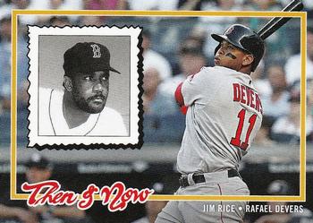 2018 Topps On-Demand Inspired By '78 - Then & Now #TN4 Jim Rice / Rafael Devers Front