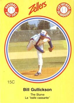 1982 Zellers Montreal Expos #15C Bill Gullickson Front