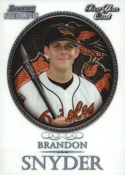2005 Bowman Sterling #BS-BSN Brandon Snyder Front