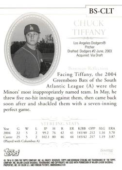 2005 Bowman Sterling #BS-CLT Chuck Tiffany Back