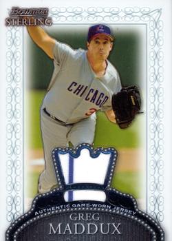 2005 Bowman Sterling #BS-GM Greg Maddux Front