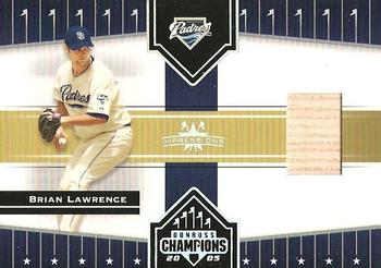 2005 Donruss Champions - Impressions Material #51 Brian Lawrence Front