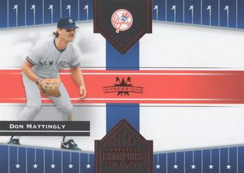 2005 Donruss Champions - Impressions Red #409 Don Mattingly Front