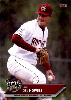 2011 Choice Wisconsin Timber Rattlers #11 Del Howell Front