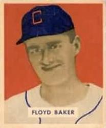 1949 Bowman #119 Floyd Baker Front