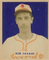 1949 Bowman #204 Bob Savage Front