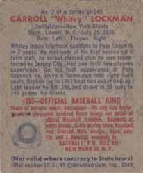 1949 Bowman #2 Carroll 
