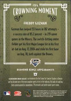 2005 Donruss Diamond Kings #194 Freddy Guzman Back