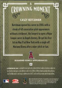 2005 Donruss Diamond Kings #6 Casey Kotchman Back